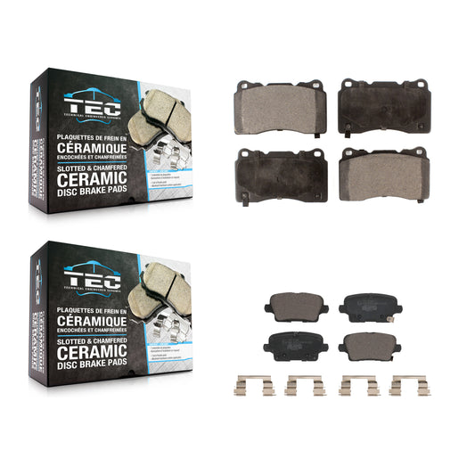 [Avant + Arrière] Kit de plaquette (céramique) de frein pour Buick Regal Sportback KTC-100651