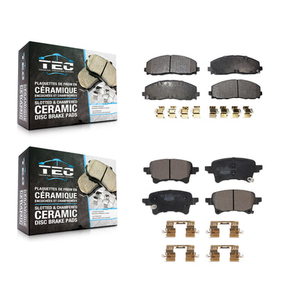 [Avant + Arrière] Kit de plaquette (céramique) de frein pour Jeep Gladiator Wrangler KTC-100653