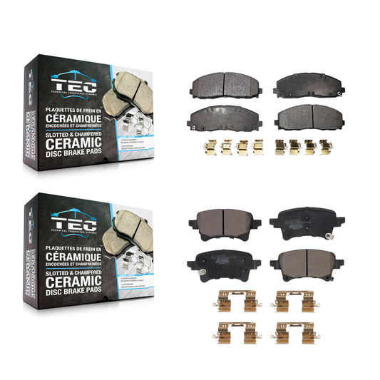 [Avant + Arrière] Kit de plaquette (céramique) de frein pour Jeep Gladiator Wrangler KTC-100653