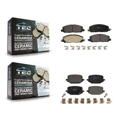 [Avant + Arrière] Kit de plaquette (céramique) de frein pour Lincoln Aviator Ford Police Interceptor Utility KTC-100679