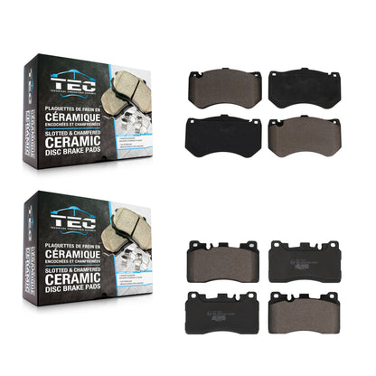 [Avant + Arrière] Kit de plaquette (céramique) de frein pour Mercedes-Benz E63 AMG CLS63 S avec Composite Brakes KTC-100683