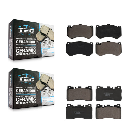 [Avant + Arrière] Kit de plaquette (céramique) de frein pour Mercedes-Benz E63 AMG CLS63 S avec Composite Brakes KTC-100683