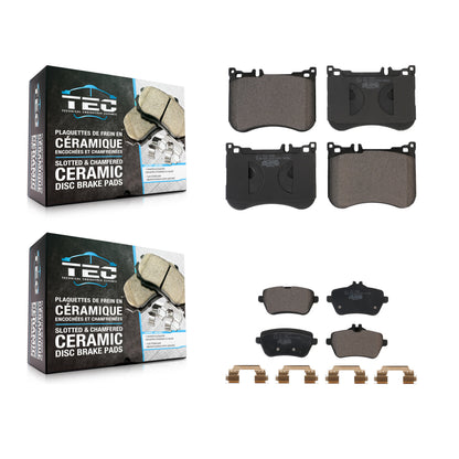 [Avant + Arrière] Kit de plaquette (céramique) de frein pour Mercedes-Benz S550 S560 S450 SL400 S550e KTC-100699