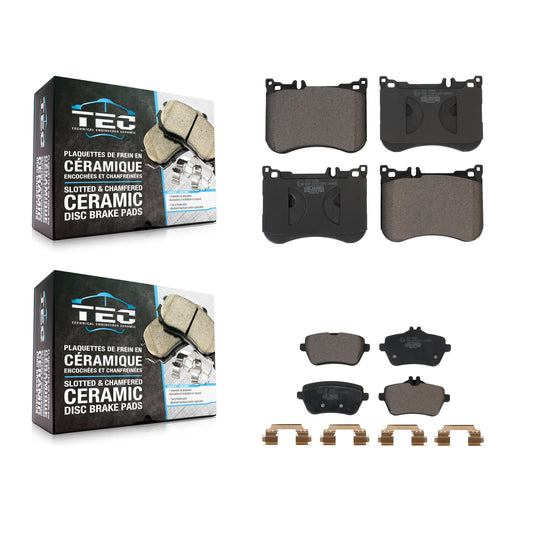 [Avant + Arrière] Kit de plaquette (céramique) de frein pour Mercedes-Benz S550 S560 S450 SL400 S550e KTC-100699