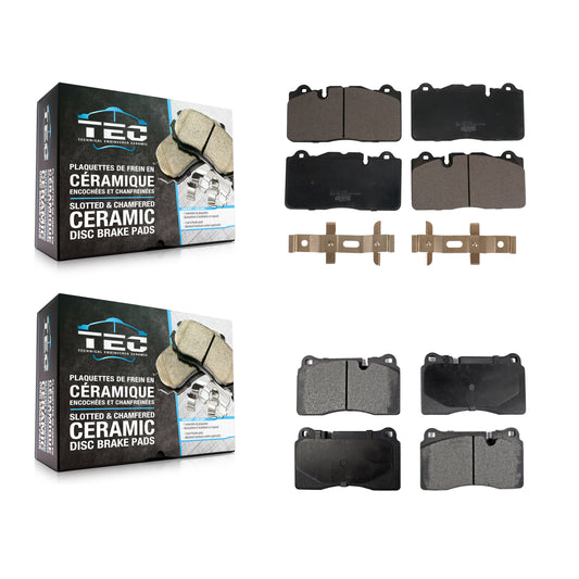 [Avant + Arrière] Kit de plaquette (céramique) de frein pour Chevrolet Corvette Camaro KTC-100701