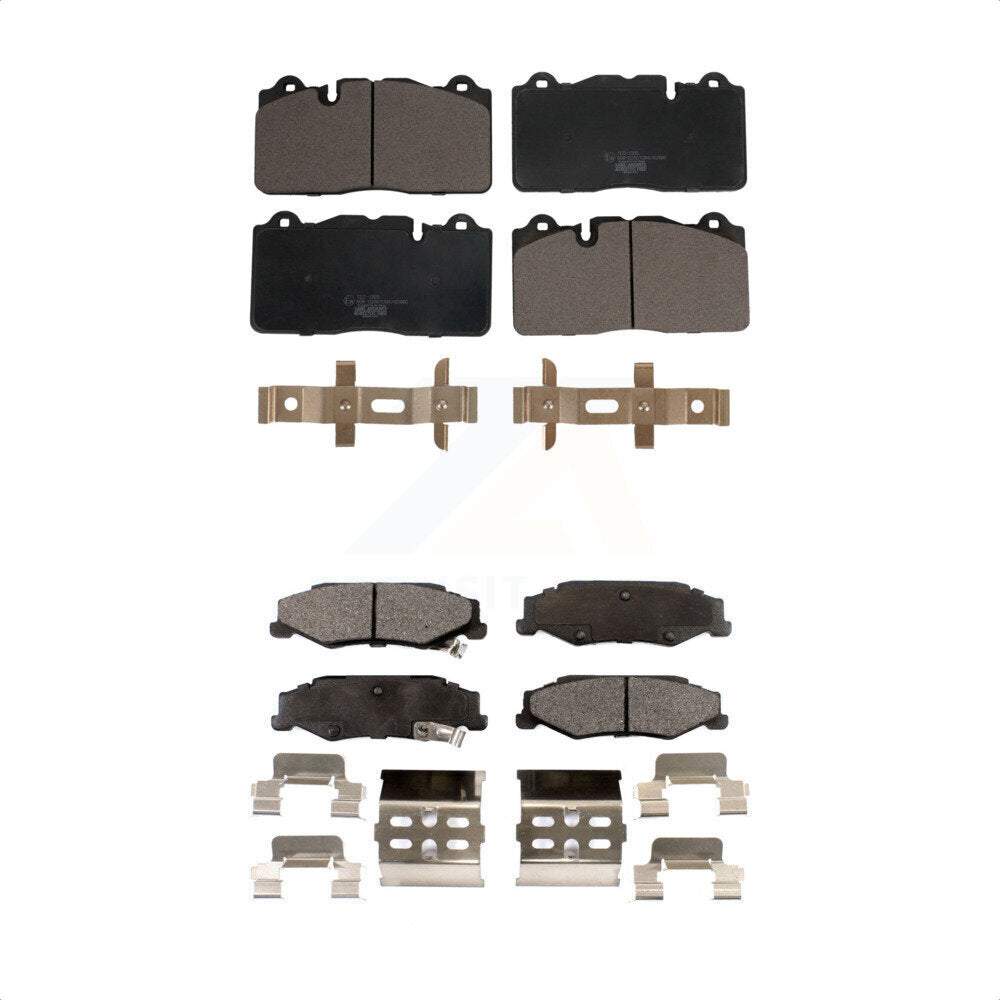 [Avant + Arrière] Kit de plaquette (céramique) de frein pour 2012 Chevrolet Corvette Base avec Composite Brakes KTC-100702 par TEC