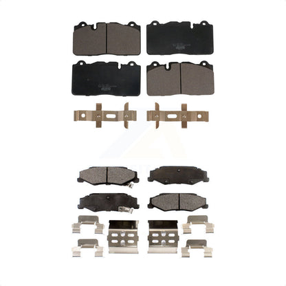 [Avant + Arrière] Kit de plaquette (céramique) de frein pour 2012 Chevrolet Corvette Base avec Composite Brakes KTC-100702 par TEC