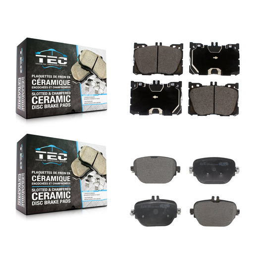 [Avant + Arrière] Kit de plaquette (céramique) de frein pour Mercedes-Benz E450 E43 AMG E53 KTC-100703