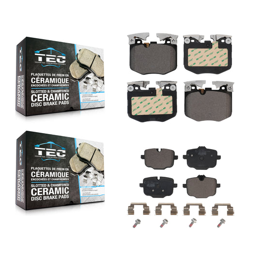 [Avant + Arrière] Kit de plaquette (céramique) de frein pour BMW X3 X5 530i xDrive X7 530e 740i X4 640i Gran Turismo 740e 540i 840i Coupe KTC-100704