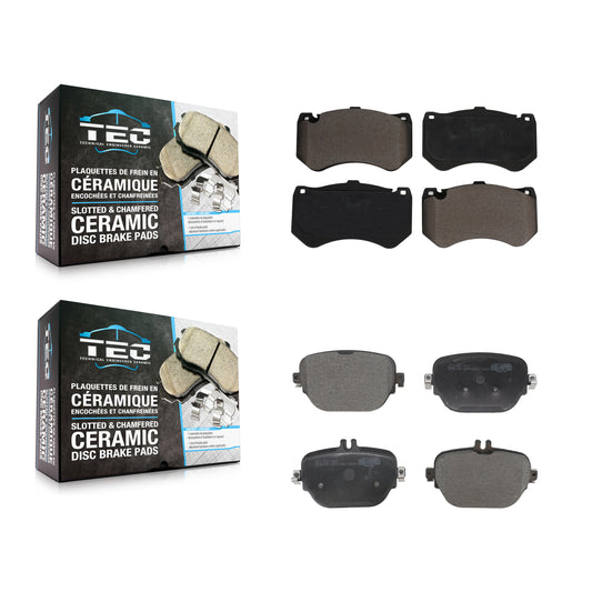 [Avant + Arrière] Kit de plaquette (céramique) de frein pour 2019-2020 Mercedes-Benz E63 AMG S avec Composite Brakes KTC-100713