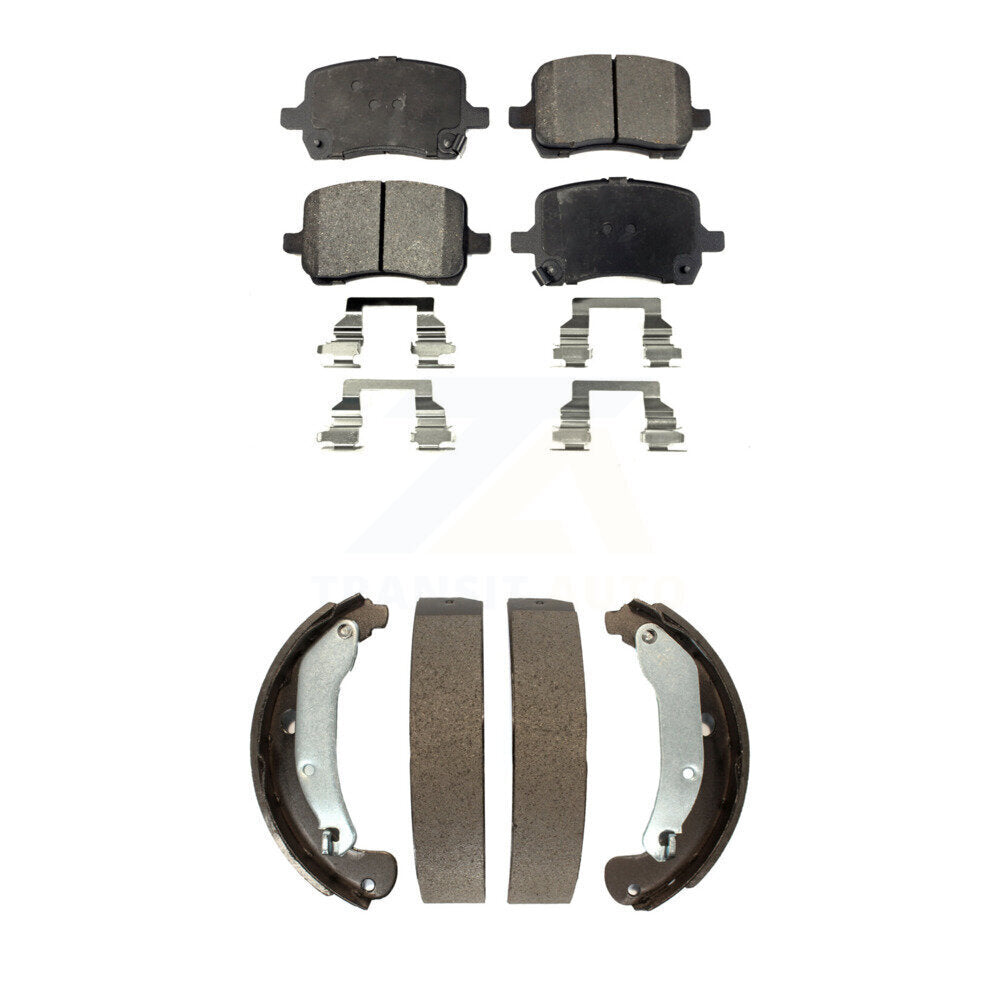 [Avant + Arrière] Kit de plaquette (céramique) de frein pour Chevrolet Cobalt Saturn Ion HHR Pontiac Pursuit KTN-100003