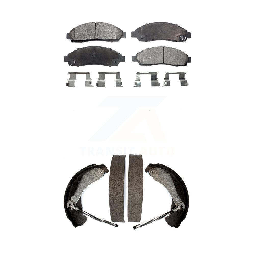 [Avant + Arrière] Kit de plaquette (céramique) de frein pour Chevrolet Colorado GMC Canyon Isuzu i-290 i-280 i-370 i-350 KTN-100006