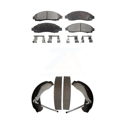 [Avant + Arrière] Kit de plaquette (céramique) de frein pour Chevrolet Colorado GMC Canyon Isuzu i-290 i-280 i-370 i-350 KTN-100006