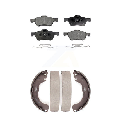 [Avant + Arrière] Kit de plaquette (céramique) de frein pour Ford Escape Mazda Tribute Mercury Mariner KTN-100009