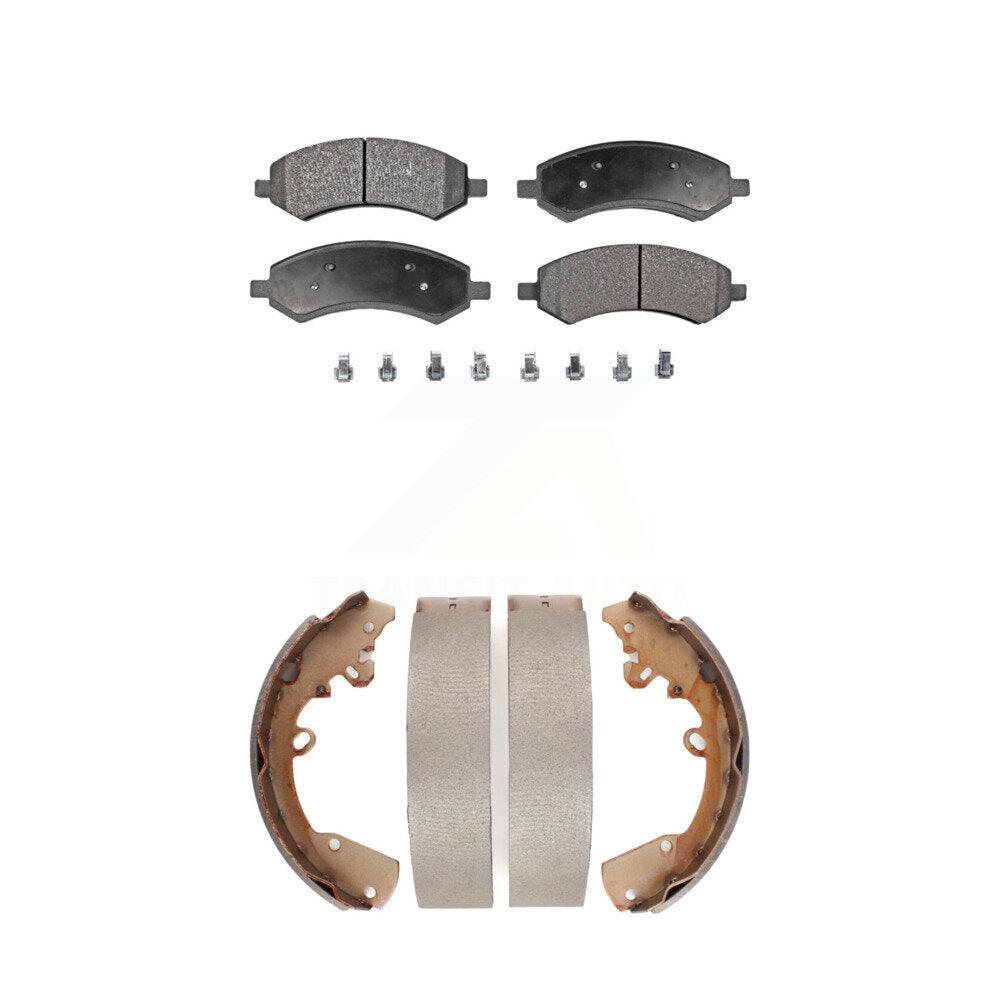 [Avant + Arrière] Kit de plaquette (céramique) de frein pour Dakota Dodge Mitsubishi Raider Ram KTN-100014