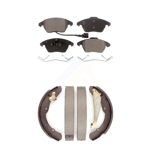 [Avant + Arrière] Kit de plaquette (céramique) de frein pour Volkswagen Jetta Beetle KTN-100016