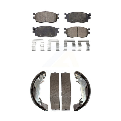 [Avant + Arrière] Kit de plaquette (céramique) de frein pour 2006 Hyundai Accent To 09 30 05 KTN-100017