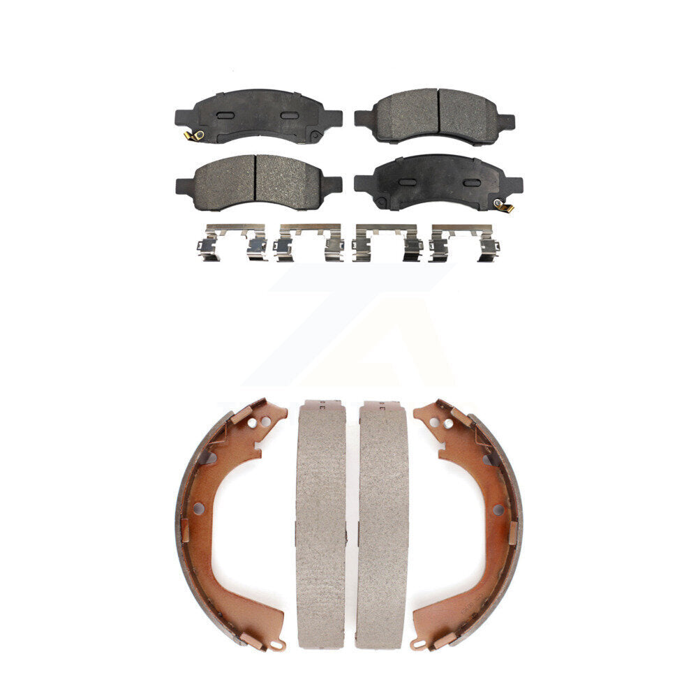 [Avant + Arrière] Kit de plaquette (céramique) de frein pour Chevrolet Colorado GMC Canyon KTN-100022