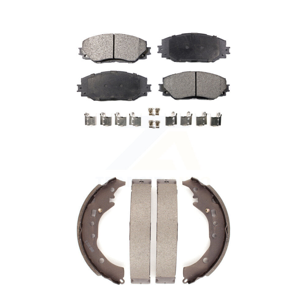[Avant + Arrière] Kit de plaquette (céramique) de frein pour Toyota Corolla Scion xD KTN-100027
