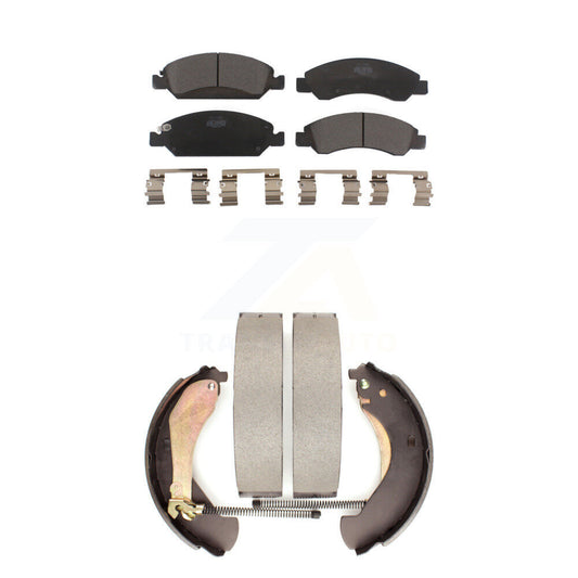 [Avant + Arrière] Kit de plaquette (céramique) de frein pour Chevrolet Silverado 1500 GMC Sierra Classic KTN-100032