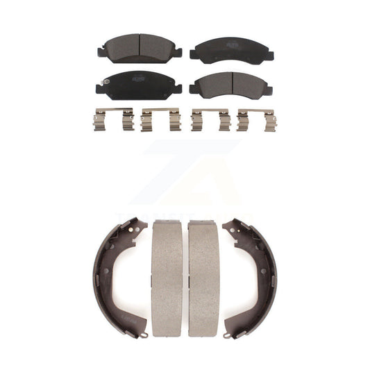[Avant + Arrière] Kit de plaquette (céramique) de frein pour Chevrolet Silverado 1500 GMC Sierra KTN-100033