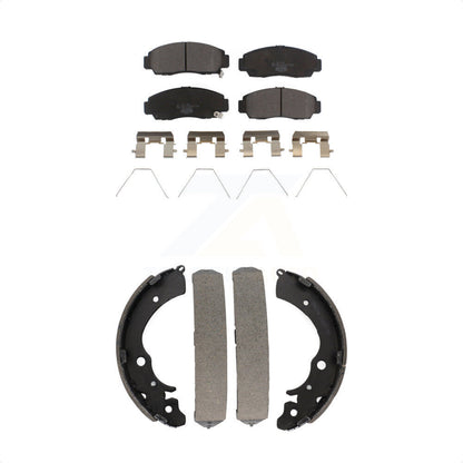 [Avant + Arrière] Kit de plaquette (céramique) de frein pour Honda Civic KTN-100036 par Transit Auto
