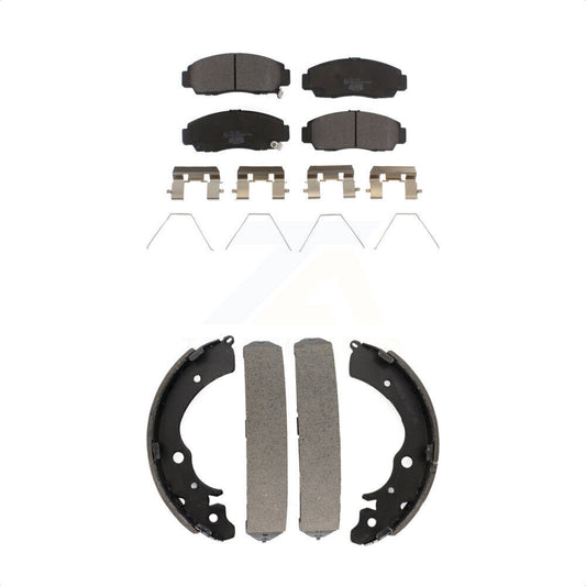 [Avant + Arrière] Kit de plaquette (céramique) de frein pour Honda Civic KTN-100036 par Transit Auto