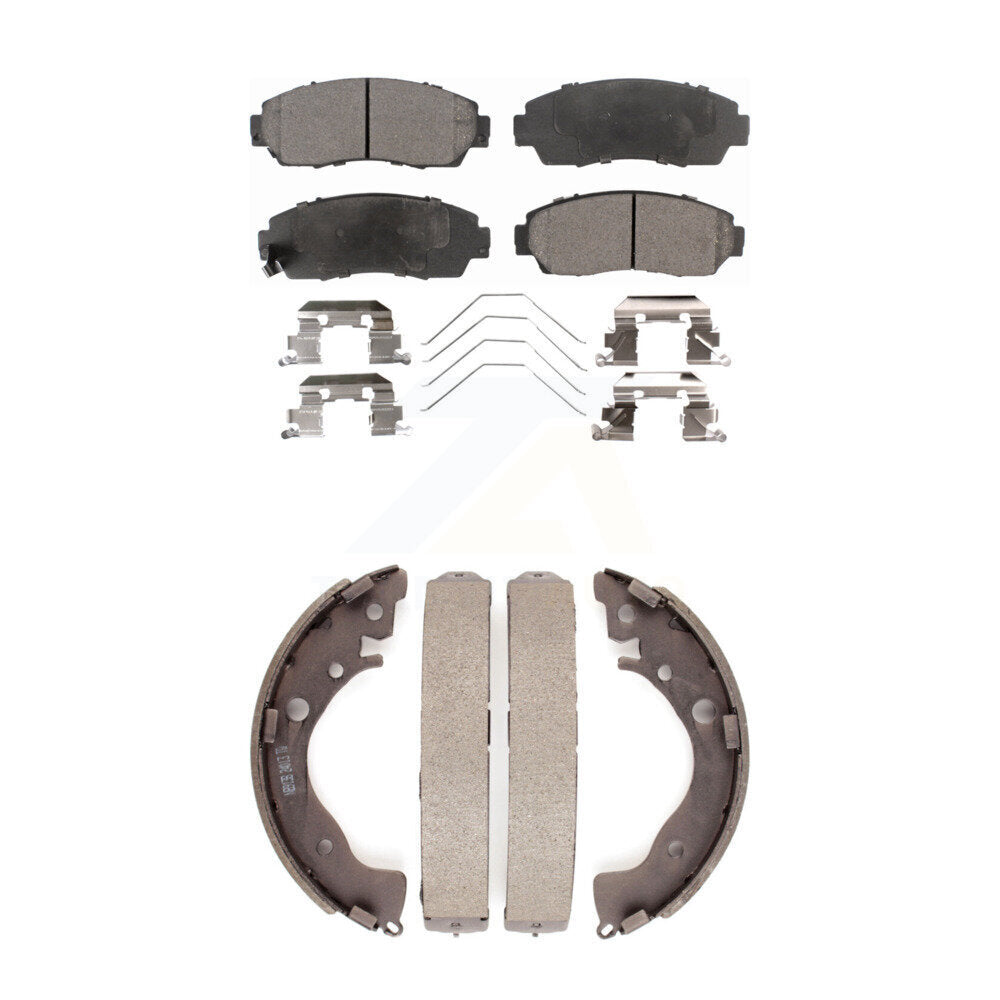 [Avant + Arrière] Kit de plaquette (céramique) de frein pour Honda Civic KTN-100037
