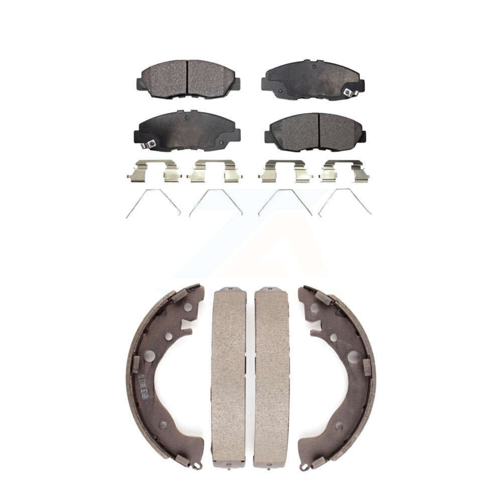 [Avant + Arrière] Kit de plaquette (céramique) de frein pour Honda Civic KTN-100043
