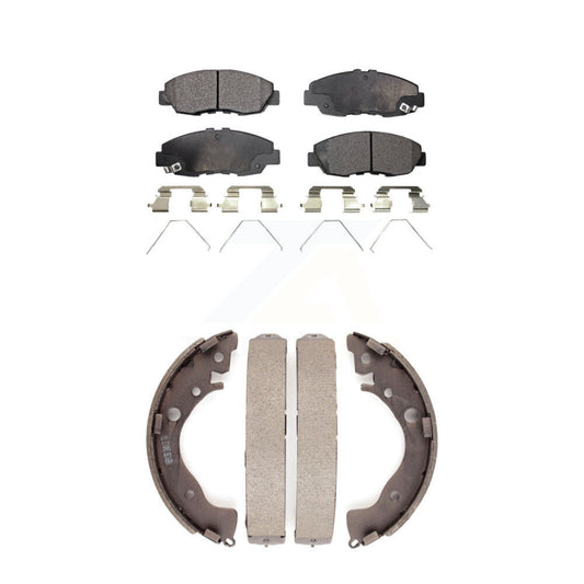 [Avant + Arrière] Kit de plaquette (céramique) de frein pour Honda Civic KTN-100043