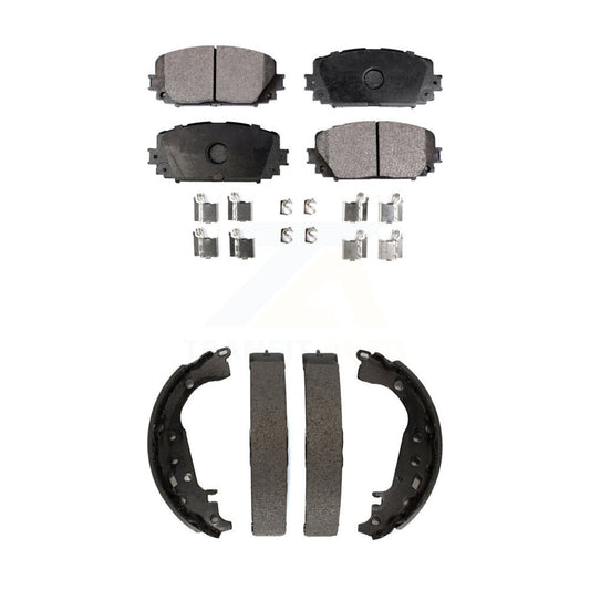[Avant + Arrière] Kit de plaquette (céramique) de frein pour 2012-2013 Toyota Yaris SE KTN-100045