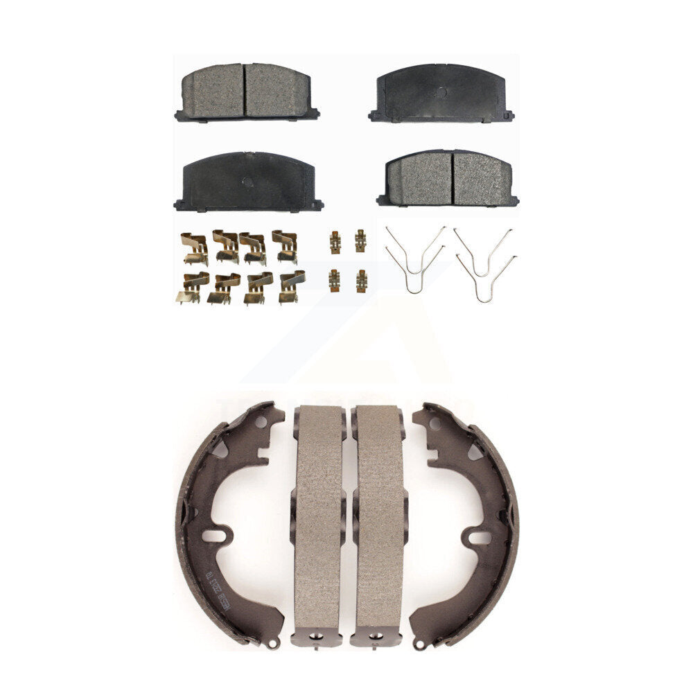 [Avant + Arrière] Kit de plaquette (céramique) de frein pour Toyota Corolla Celica Camry Tercel KTN-100047