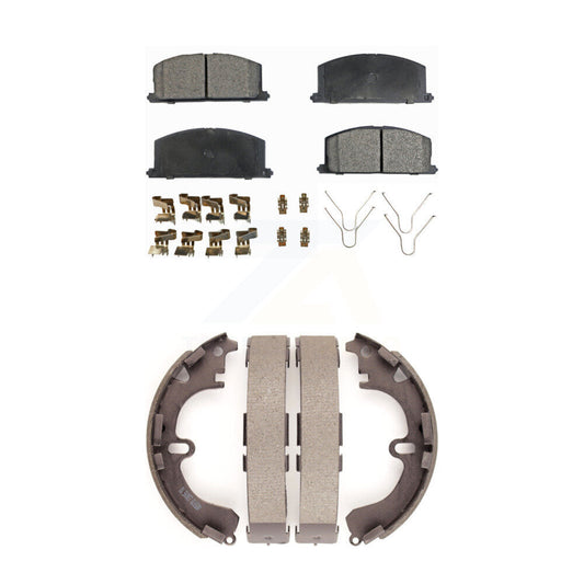 [Avant + Arrière] Kit de plaquette (céramique) de frein pour Toyota Corolla Geo Prizm Chevrolet Nova KTN-100048