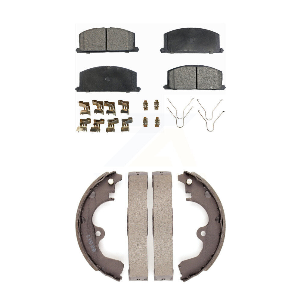 [Avant + Arrière] Kit de plaquette (céramique) de frein pour Toyota Tercel Paseo KTN-100049
