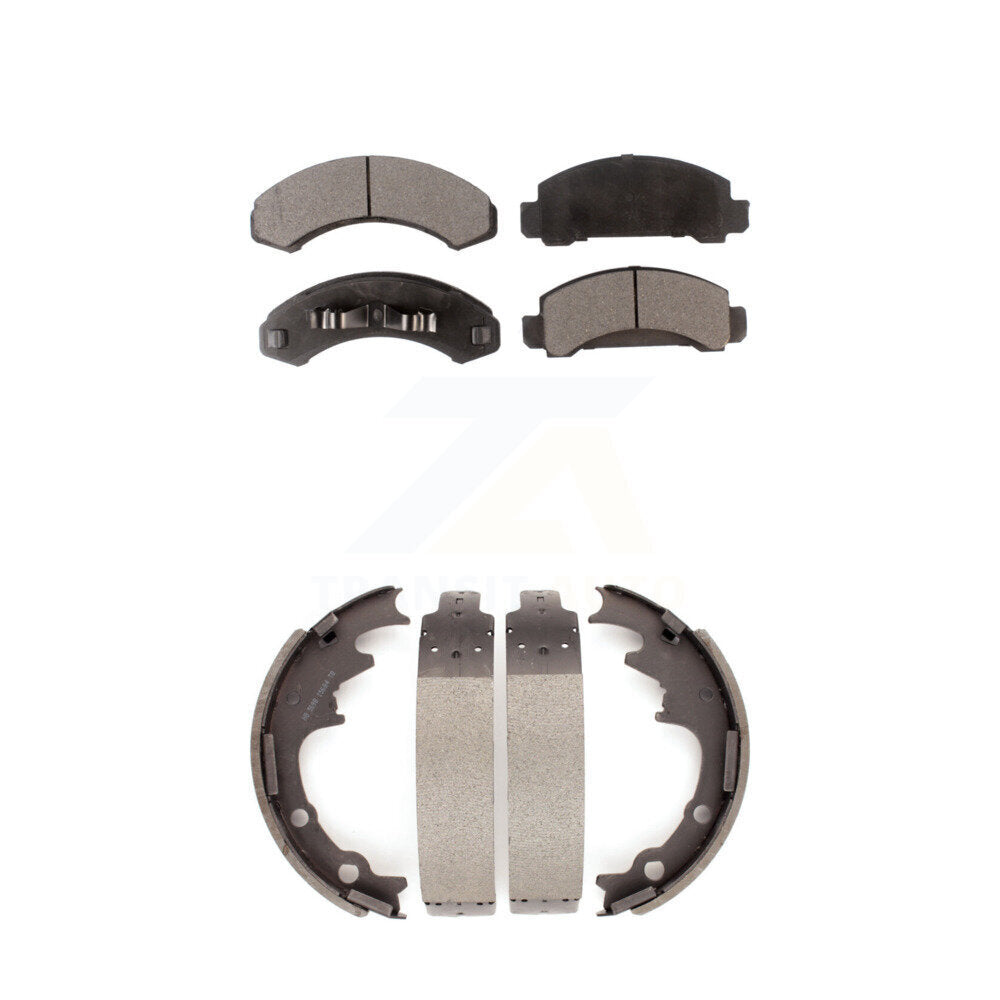 [Avant + Arrière] Kit de plaquette (céramique) de frein pour Ford Ranger Bronco II Mazda B4000 B3000 B2300 KTN-100050