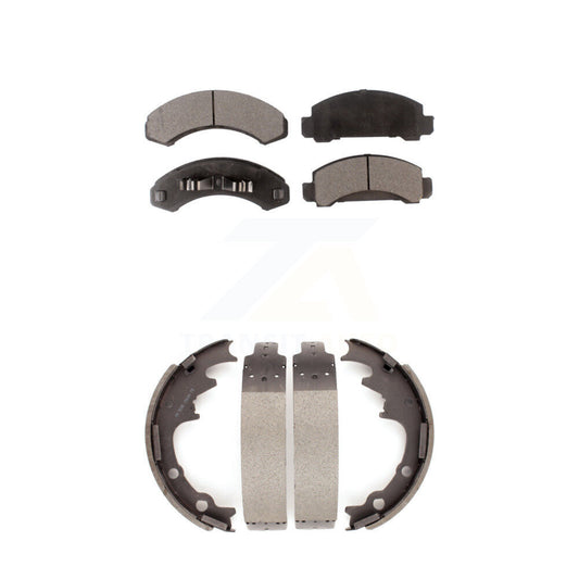[Avant + Arrière] Kit de plaquette (céramique) de frein pour Ford Ranger Bronco II Mazda B4000 B3000 B2300 KTN-100050