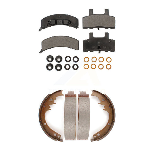 [Avant + Arrière] Kit de plaquette (céramique) de frein pour Dodge Ram 1500 Cadillac DeVille KTN-100055