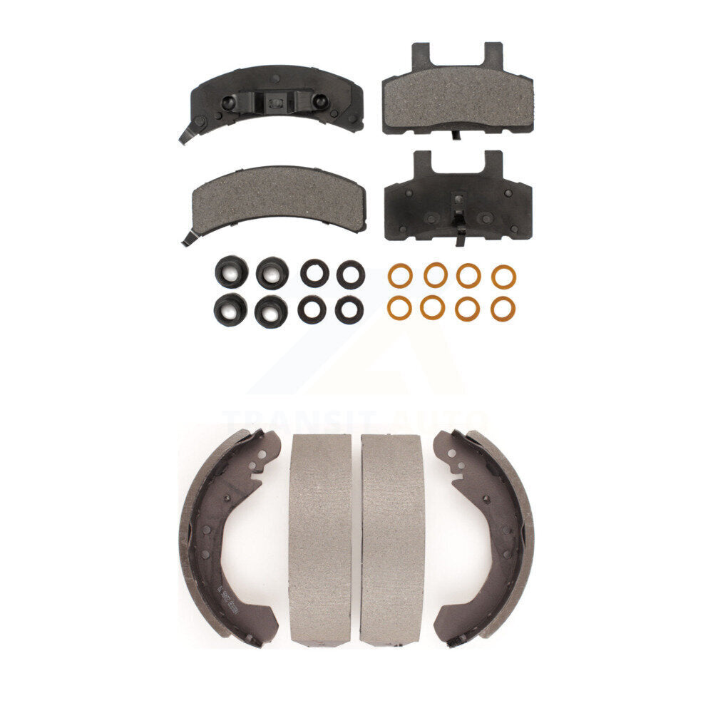 [Avant + Arrière] Kit de plaquette (céramique) de frein pour Chevrolet C1500 K1500 GMC Tahoe Yukon Blazer KTN-100058