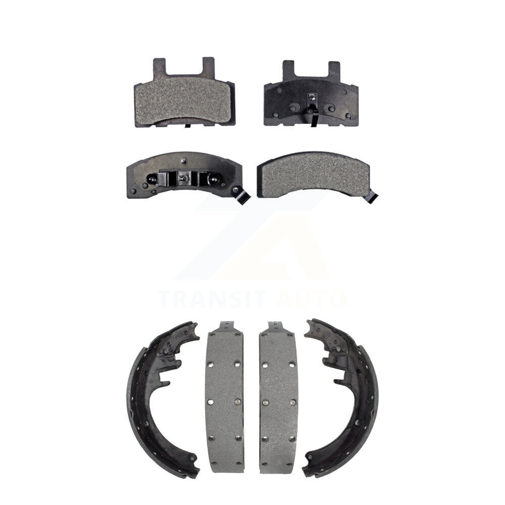 [Avant + Arrière] Kit de plaquette (céramique) de frein pour Chevrolet Dodge Ram 2500 K2500 C2500 K1500 Suburban GMC C1500 C3500 K3500 KTN-100059
