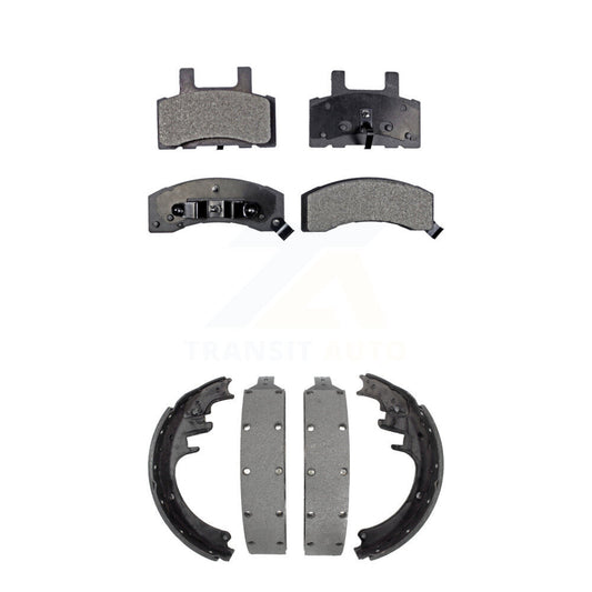 [Avant + Arrière] Kit de plaquette (céramique) de frein pour Chevrolet Dodge Ram 2500 K2500 C2500 K1500 Suburban GMC C1500 C3500 K3500 KTN-100059