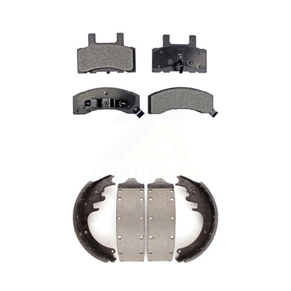 [Avant + Arrière] Kit de plaquette (céramique) de frein pour Chevrolet C3500 GMC K3500 Express 3500 Dodge Ram Savana K2500 Suburban C2500 KTN-100060