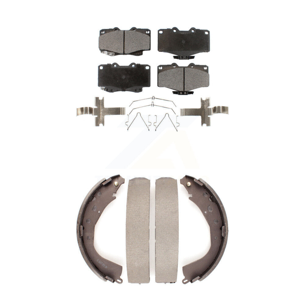 [Avant + Arrière] Kit de plaquette (céramique) de frein pour Toyota Tacoma 4Runner KTN-100065