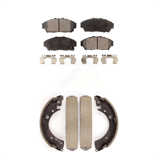 [Avant + Arrière] Kit de plaquette (céramique) de frein pour Honda Civic KTN-100104 par Transit Auto