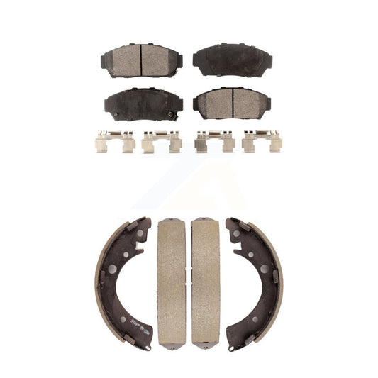 [Avant + Arrière] Kit de plaquette (céramique) de frein pour Honda Civic KTN-100104