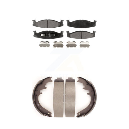 [Avant + Arrière] Kit de plaquette (céramique) de frein pour Ford E-150 Econoline Club Wagon KTN-100106