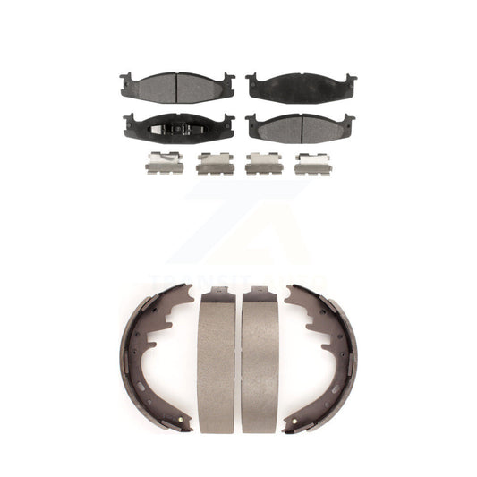 [Avant + Arrière] Kit de plaquette (céramique) de frein pour Ford E-150 Econoline Club Wagon KTN-100106