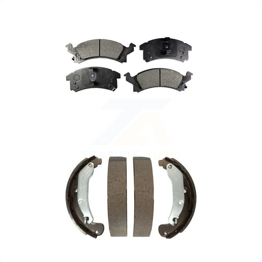[Avant + Arrière] Kit de plaquette (céramique) de frein pour 2003-2005 Pontiac Sunfire KTN-100123 par Transit Auto