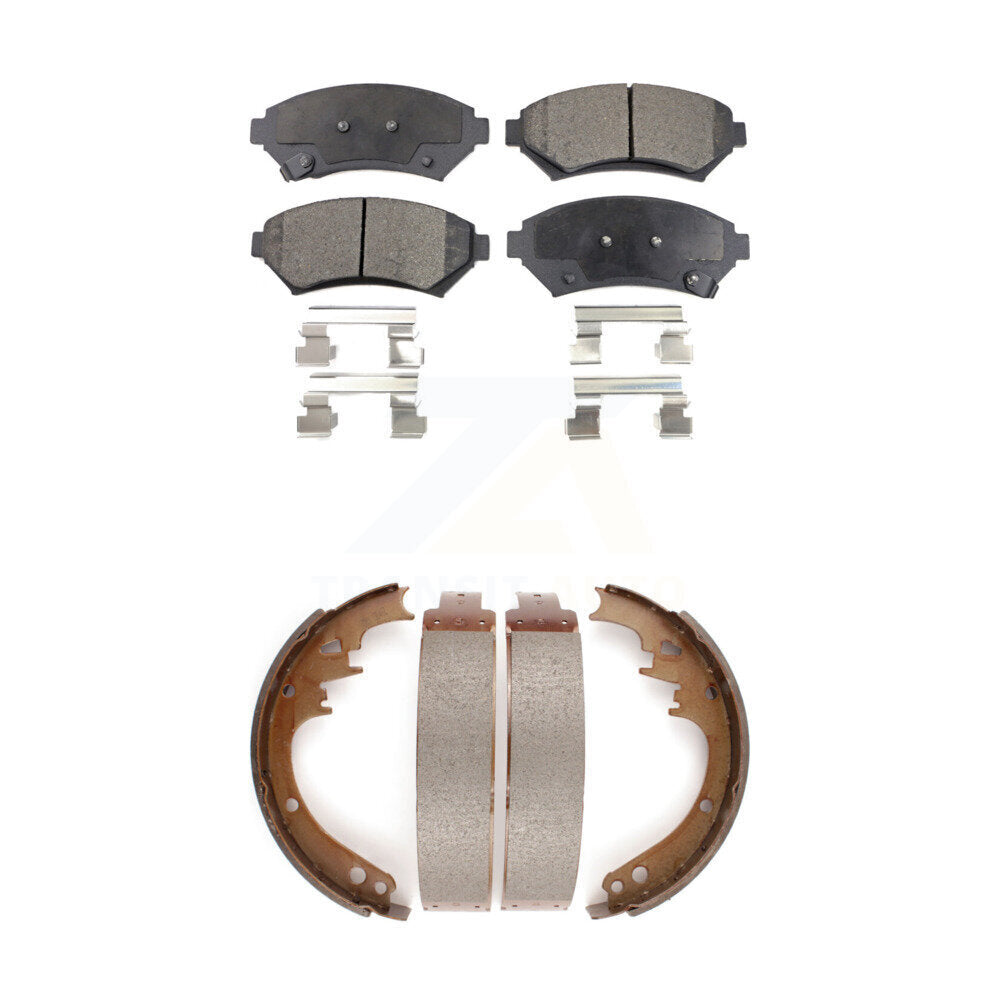 [Avant + Arrière] Kit de plaquette (céramique) de frein pour 1997-1999 Cadillac DeVille Disc rear brakes KTN-100129