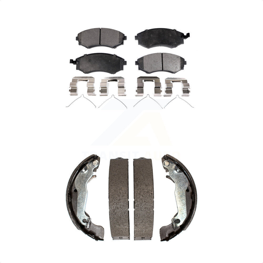 [Avant + Arrière] Kit de plaquette (céramique) de frein pour Hyundai Elantra Tiburon KTN-100132 par Transit Auto