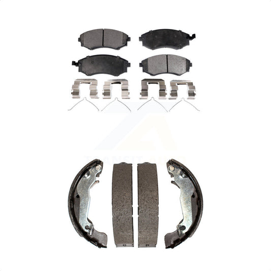 [Avant + Arrière] Kit de plaquette (céramique) de frein pour Hyundai Elantra Tiburon KTN-100132 par Transit Auto